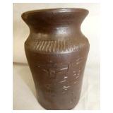 8IN POTTERY STORAGE CROCK