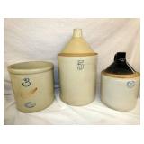 GROUP PICTURE CROCKS, JUGS