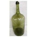 2G. HANDBLOWN GLASS BOTTLE