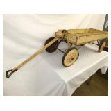 VIEW 2 EARLY WOODEN CHILDS WAGON