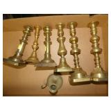 BRASS CANDLE HOLDERS