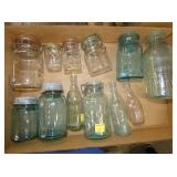 VARIOUS FRUIT JARS