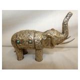 VIEW 2 CLOSEUP SILVER ELEPHANT