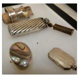 VIEW 2 CLOSEUP STERLING PILL BOX, LOCKET