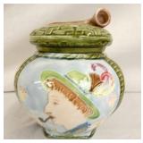 UNUSUAL ENGLISH BISCUIT JAR