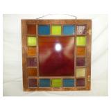 28X29 STAINED GLASS WINDOW