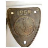 1959 VA HIGHWAY PLAQUE