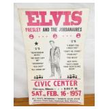 ELVIS CIVIC CENTER 1957 POSTER