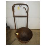 CAST FOOT POT, HAY HOOK