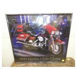 ELETRIA GLIDE MOTORCYCLE POSTER