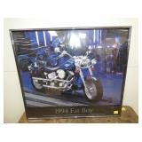 1994 FAT BOY MOTORCYCLE POSTER