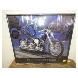 1977 SHOVEL HEAD MOTORCYCLE POSTER