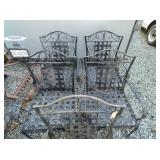 VIEW 2 CLOSEUP WROUGHT IRON