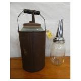 KEROSENE CAN, OIL BOTTLE