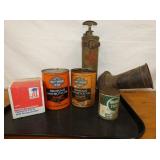 HARLEY DAVIDSON CANS, EXTINGISHER, HORN