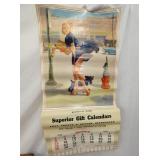 1956 SUPERIOR GIFT CALENDAR