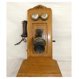 NORTH ELE. OAK WALL PHONE
