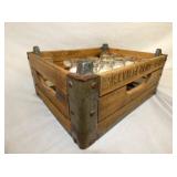 VIEW 2 CLOSEUP MILK CRATE W/ BOTTLES