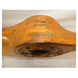 VIEW 3 CLOSEUP WOODEN PROPELLER