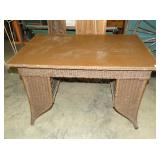 WICKER LIB. DESK