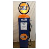 LIGHTED GULF GAS PUMP