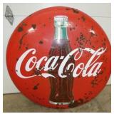 48IN PORC. COCA COLA BUTTON