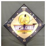 16IN OK USED CARS LIGHTUP CLOCK
