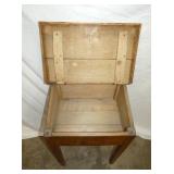 VIEW 3 INSIDE OAK DESK