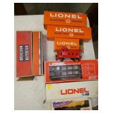 LIONEL TRAIN CARS W/ ORIG. BOXES