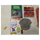 LIONEL BOOKS AND HAT