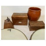 VIEW 2 RED WARE, INLAYED BOX