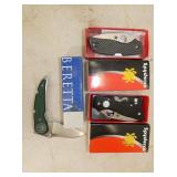 BERETTA, SPYDERCO KNIVES