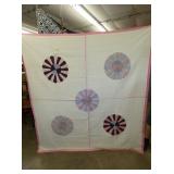 HANDMADE PEN WHEEL QUILT