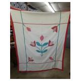 HANDMADE FLOWER QUILT