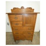 OAK HIGHBOY CHEST 