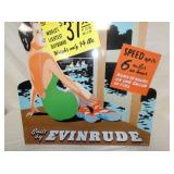 VIEW 3 CLOSEUP EVINRUDE DISPLAY SIGN 