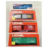 LIONEL TRAIN CARS W/ ORIG. BOXES 