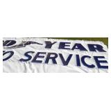 VIEW 10 BLUE PORC. NICE LETTER SIGN