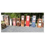 GROUP PICTURE VARIOUS GAS PUMPS