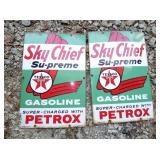 1959 PORC. SKY CHIEF PUMP PLATES