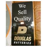 DOUGLAS BATTERIES SIGN