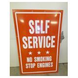 SELF SERVICE ENGINES SIGN
