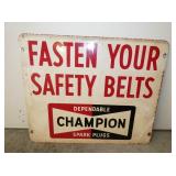 CHAMPION SPARK PLUGS SIGN