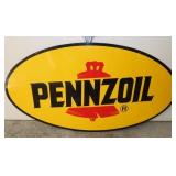 PENNZOIL PLASTIC SIGN