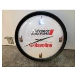 ADVANCED AUTO HAVOLINE CLOCK