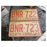 CONSECUTIVE NUMBER TAGS