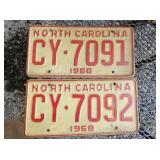 CONSECUTIVE NUMBER TAGS