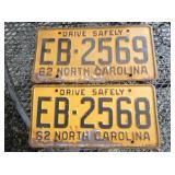 CONSECUTIVE NUMBER TAGS