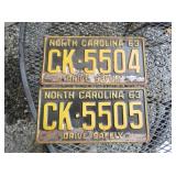 CONSECUTIVE NUMBER TAGS