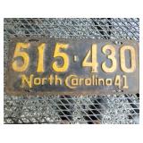1941 NC LIC. TAG